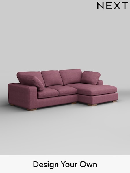 Tweedy Blend Easy Clean/Mid Mulberry Purple N Premium The Snuggle Grand (H37301) | £2,475