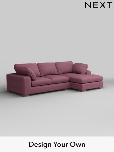 Tweedy Blend Easy Clean/Mid Mulberry Purple N Premium The Snuggle Grand (H37301) | £2,575