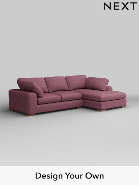 Tweedy Blend Easy Clean/Mid Mulberry Purple N Premium The Snuggle Grand (H37301) | £2,650