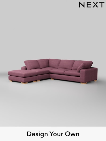 Tweedy Blend Easy Clean/Mid Mulberry Purple N Premium The Snuggle Grand (H37301) | £3,399