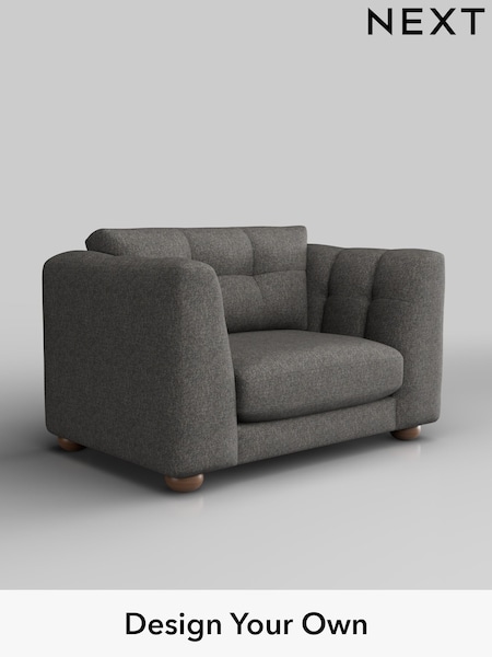 Tweedy Blend Easy Clean/Dark Grey Jasmine (H37303) | £1,075