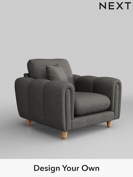 Tweedy Blend Easy Clean/Dark Grey Odella (H37306) | £775