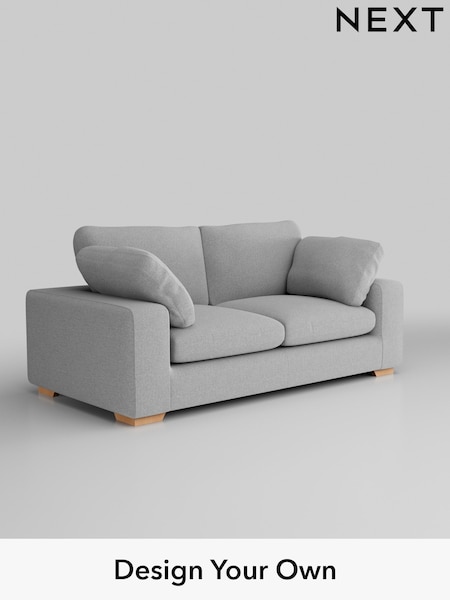 Tweedy Blend Easy Clean/Light Silver Grey N Premium The Snuggle Grand (H37307) | £1,699