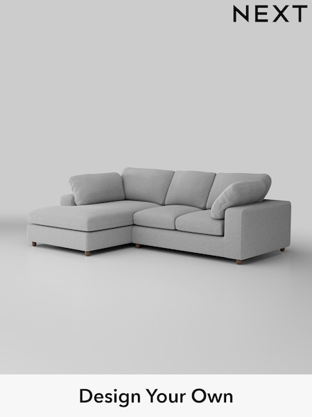 Tweedy Blend Easy Clean/Light Silver Grey N Premium The Snuggle Grand (H37307) | £2,550