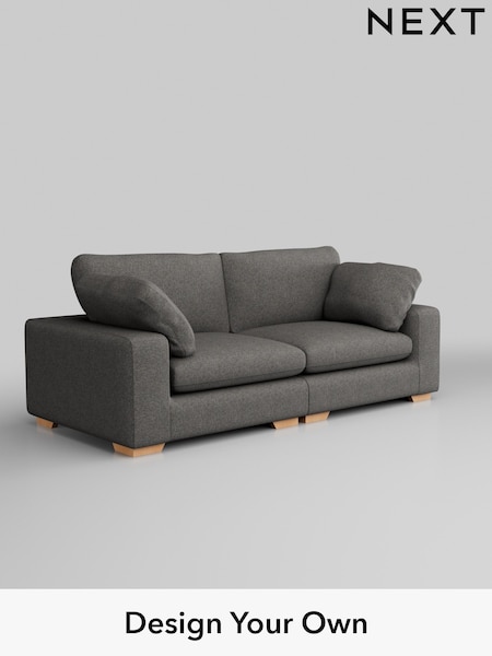Tweedy Blend Easy Clean/Dark Grey N Premium The Snuggle Grand (H37311) | £1,799