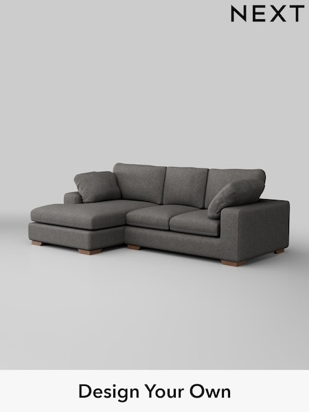 Tweedy Blend Easy Clean/Dark Grey N Premium The Snuggle Grand (H37311) | £2,575