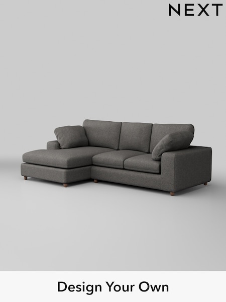 Tweedy Blend Easy Clean/Dark Grey N Premium The Snuggle Grand (H37311) | £2,575