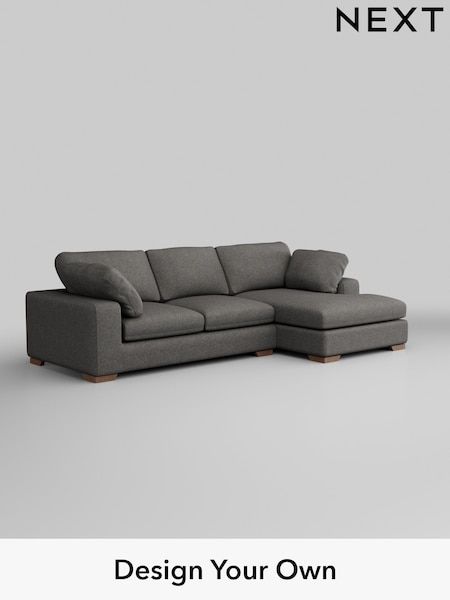 Tweedy Blend Easy Clean/Dark Grey N Premium The Snuggle Grand (H37311) | £2,575