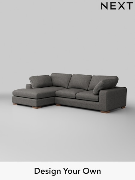 Tweedy Blend Easy Clean/Dark Grey N Premium The Snuggle Grand (H37311) | £2,650