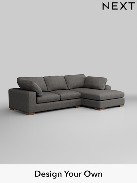 Tweedy Blend Easy Clean/Dark Grey N Premium The Snuggle Grand (H37311) | £2,650