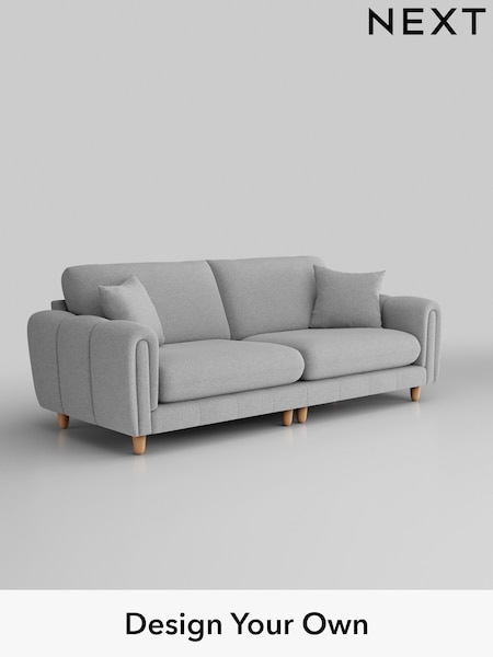 Tweedy Blend Easy Clean/Light Silver Grey Odella (H37312) | £1,375