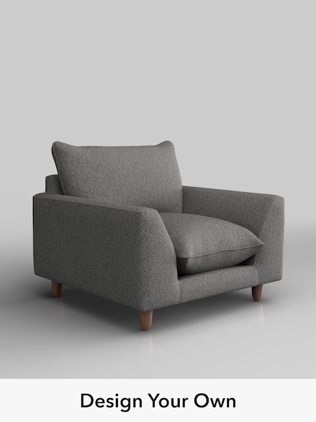 Tweedy Chenille/Dark Grey Noa Deep Relaxed Sit (H37315) | £775