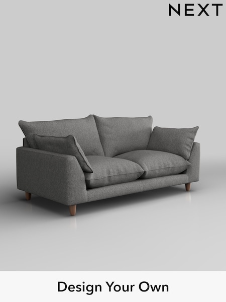Tweedy Chenille/Dark Grey Noa Deep Relaxed Sit (H37315) | £1,075