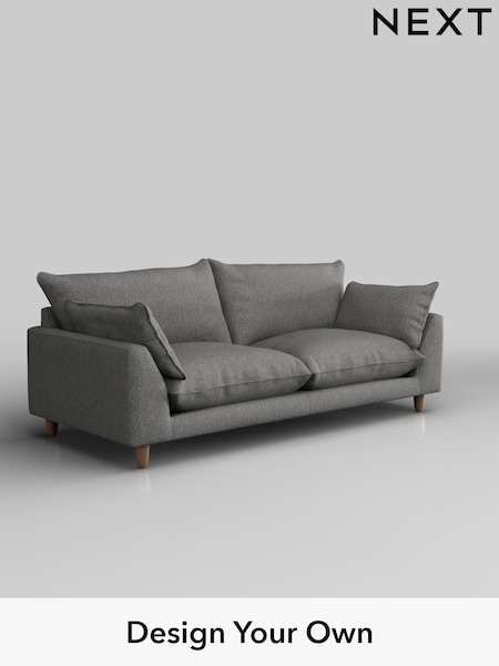 Tweedy Chenille/Dark Grey Noa Deep Relaxed Sit (H37315) | £1,175