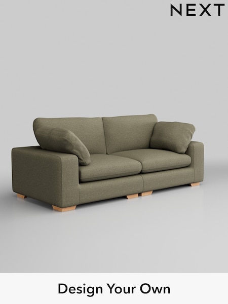 Tweedy Chenille/Mid Moss Green N Premium The Snuggle Grand (H37325) | £1,799