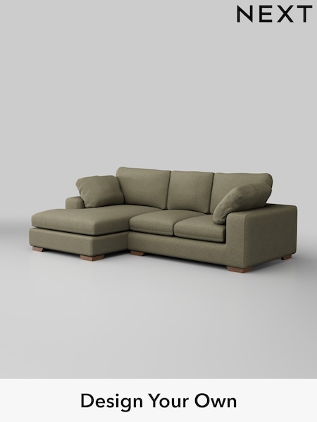 Tweedy Chenille/Mid Moss Green N Premium The Snuggle Grand (H37325) | £2,575