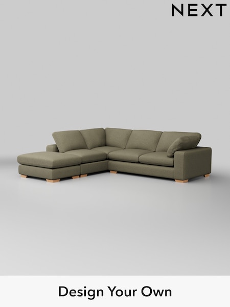 Tweedy Chenille/Mid Moss Green N Premium The Snuggle Grand (H37325) | £3,399