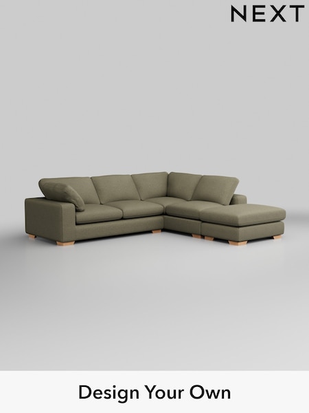Tweedy Chenille/Mid Moss Green N Premium The Snuggle Grand (H37325) | £3,399