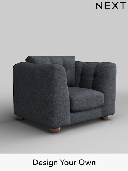 Tweedy Chenille/Navy Blue Jasmine (H37329) | £975