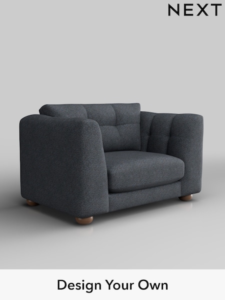 Tweedy Chenille/Navy Blue Jasmine (H37329) | £1,075