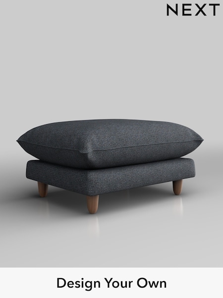 Tweedy Chenille/Navy Blue Noa Deep Relaxed Sit (H37331) | £425