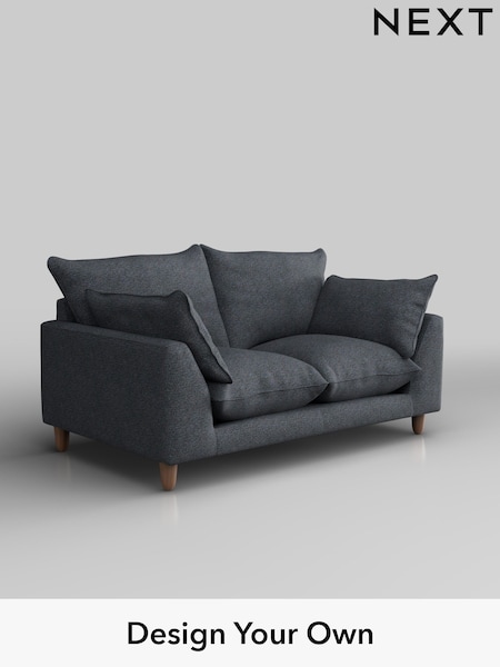 Tweedy Chenille/Navy Blue Noa Deep Relaxed Sit (H37331) | £975