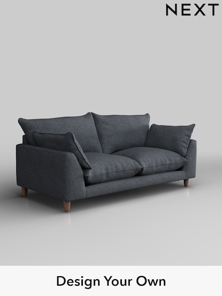 Tweedy Chenille/Navy Blue Noa Deep Relaxed Sit (H37331) | £1,075
