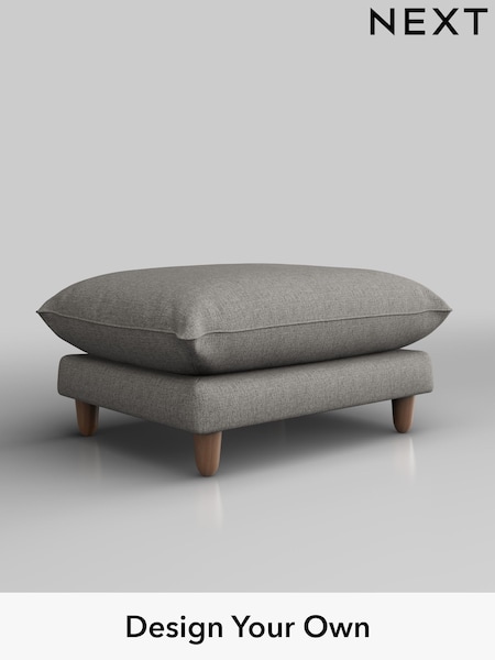Woven Chenille Easy Clean/Light Grey Noa Deep Relaxed Sit (H37337) | £525