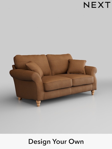 Antiqued Leather/Light Tan Brown Ashford Leather (H37338) | £2,099