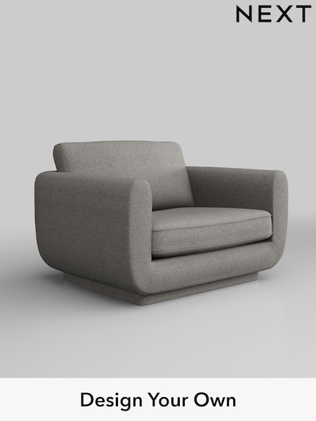 Woven Chenille Easy Clean/Light Grey N Premium Pia (H37345) | £1,125