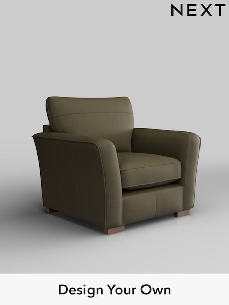 Turin Leather/Moss Green Heath Highback Leather (H37360) | £1,450