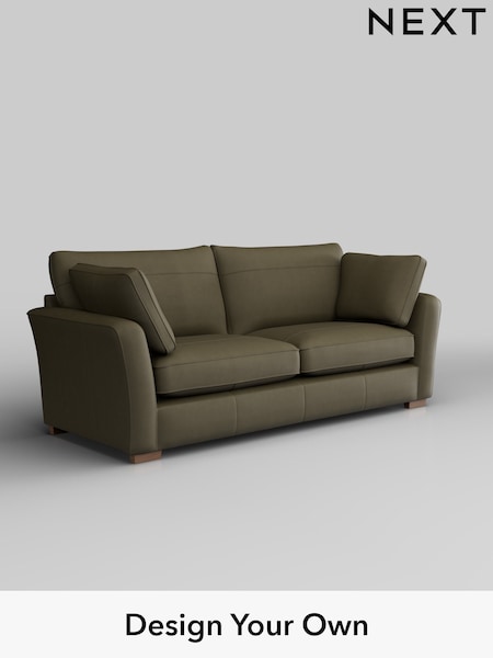 Turin Leather/Moss Green Heath Highback Leather (H37360) | £2,150