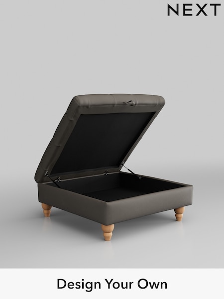 Turin Leather/French Grey Gosford Leather Deep Sit (H37364) | £925