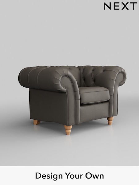 Turin Leather/French Grey Gosford Leather Deep Sit (H37364) | £2,075
