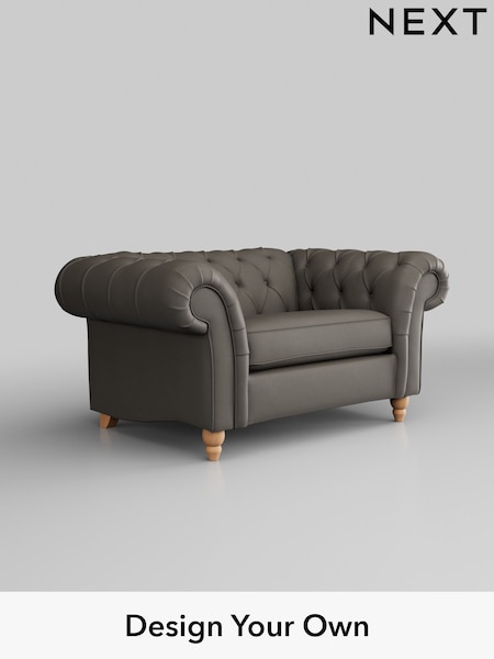 Turin Leather/French Grey Gosford Leather Deep Sit (H37364) | £2,175