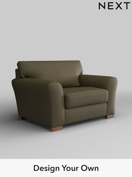Turin Leather/Moss Green Michigan Leather (H37368) | £1,225