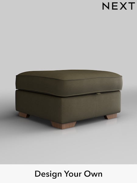 Turin Leather/Moss Green Stamford Leather (H37370) | £550
