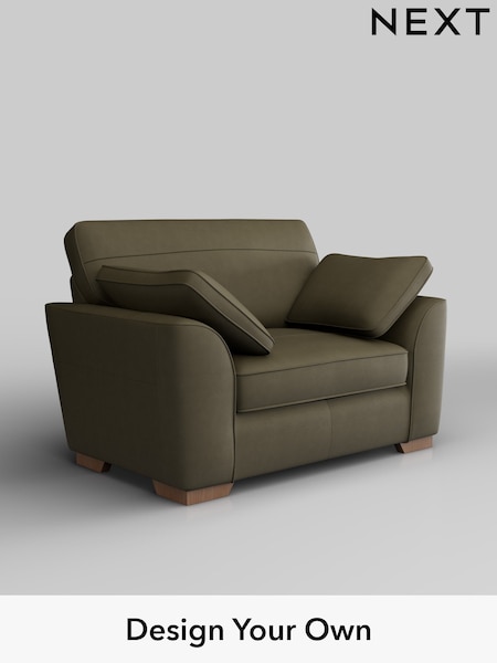 Turin Leather/Moss Green Stamford Leather (H37370) | £1,575