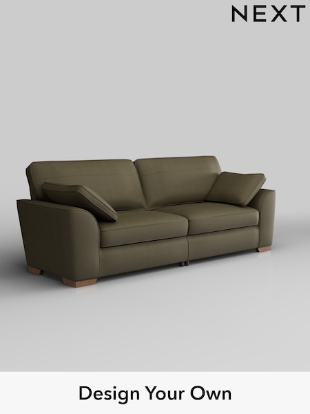Turin Leather/Moss Green Stamford Leather (H37370) | £2,175