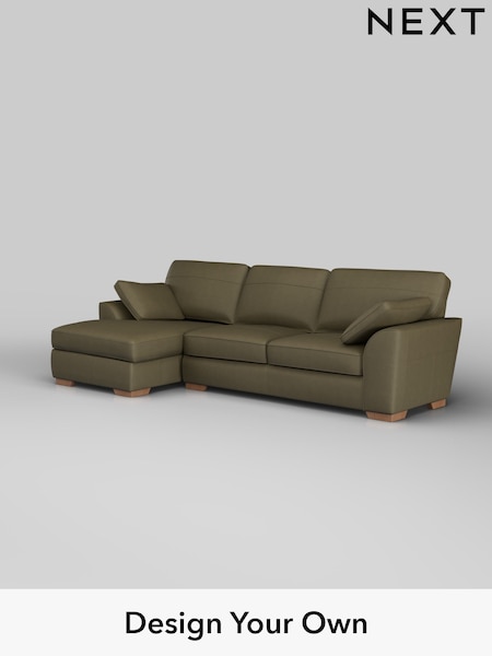 Turin Leather/Moss Green Stamford Leather (H37370) | £2,650