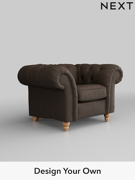 Antiqued Leather/Dark Brown Gosford Leather Deep Sit (H37372) | £2,175