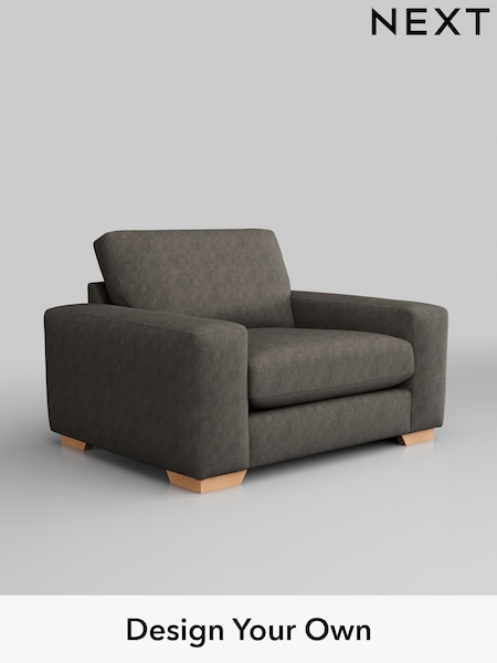 Antiqued Leather/Grey Houghton Leather Deep Sit (H37376) | £1,675