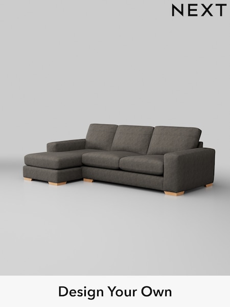 Antiqued Leather/Grey Houghton Leather Deep Sit (H37376) | £2,750