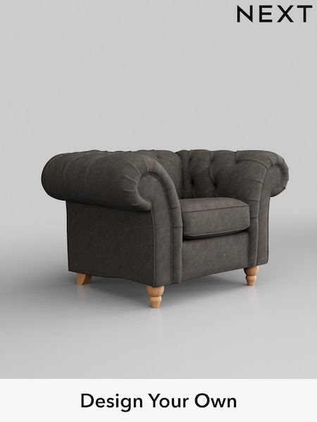 Antiqued Leather/Grey Gosford Leather Deep Sit (H37377) | £2,175