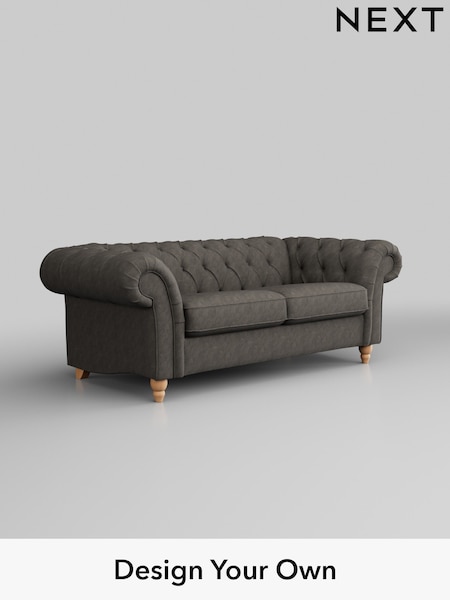Antiqued Leather/Grey Gosford Leather Deep Sit (H37377) | £2,625