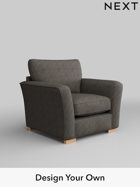 Antiqued Leather/Grey Heath Highback Leather (H37380) | £1,550