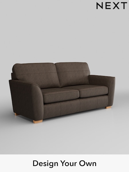Antiqued Leather/Dark Brown Malvern Leather (H37381) | £1,825