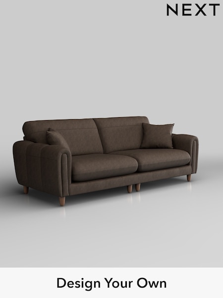 Antiqued Leather/Dark Brown Odella Leather (H37382) | £2,299