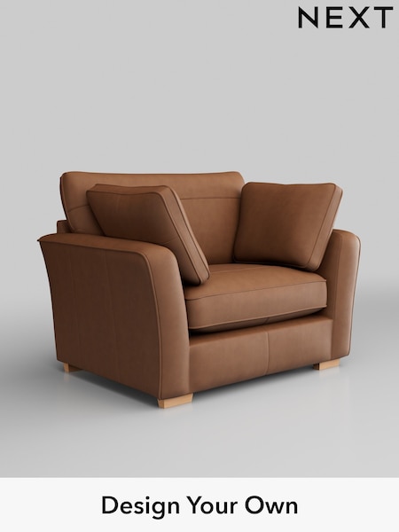 Turin Leather/Tan Brown Heath Highback Leather (H37384) | £1,550