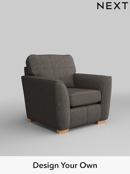 Antiqued Leather/Grey Malvern Leather (H37386) | £1,225